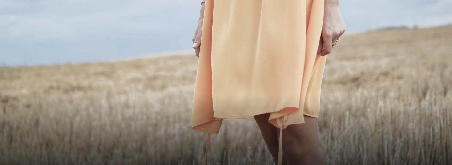 Girl in dress